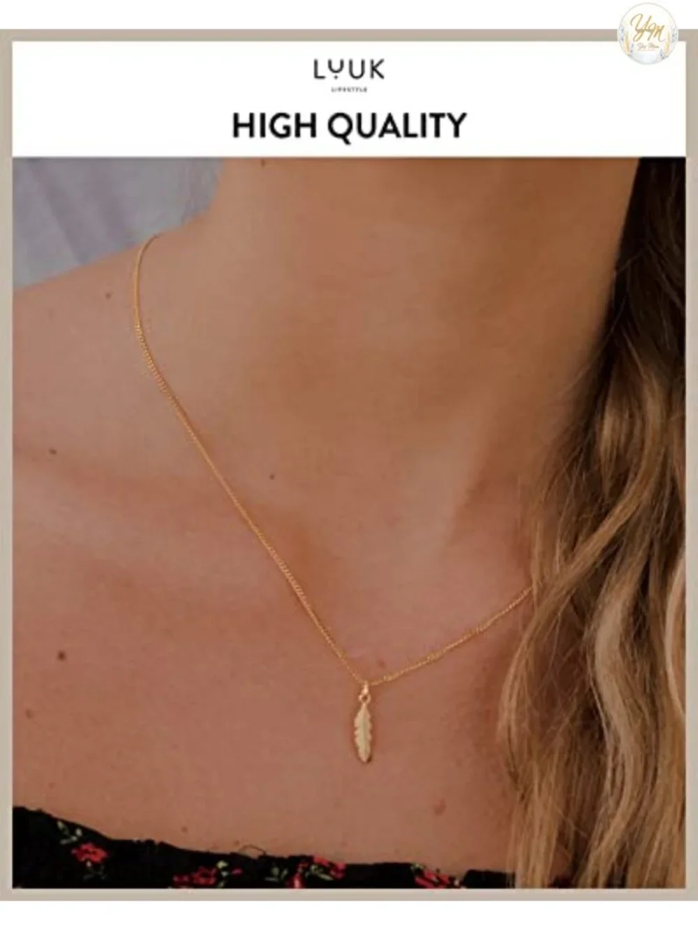 Sterling Silver Feather Pendant Necklace, 20 Inch Chain, Gift